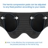 VELPEAU Hernia Support Belt Men Truss Brace Double Inguinal Groin