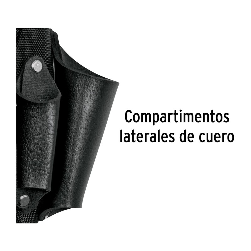 Truper Expert POHE-6NX Porta herramientas de poliéster 6 compartimentos lavable