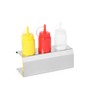 HENDI Sauce Bottle Holder, 3 Cut-Outs, for HENDI Dispenser Bottles,
