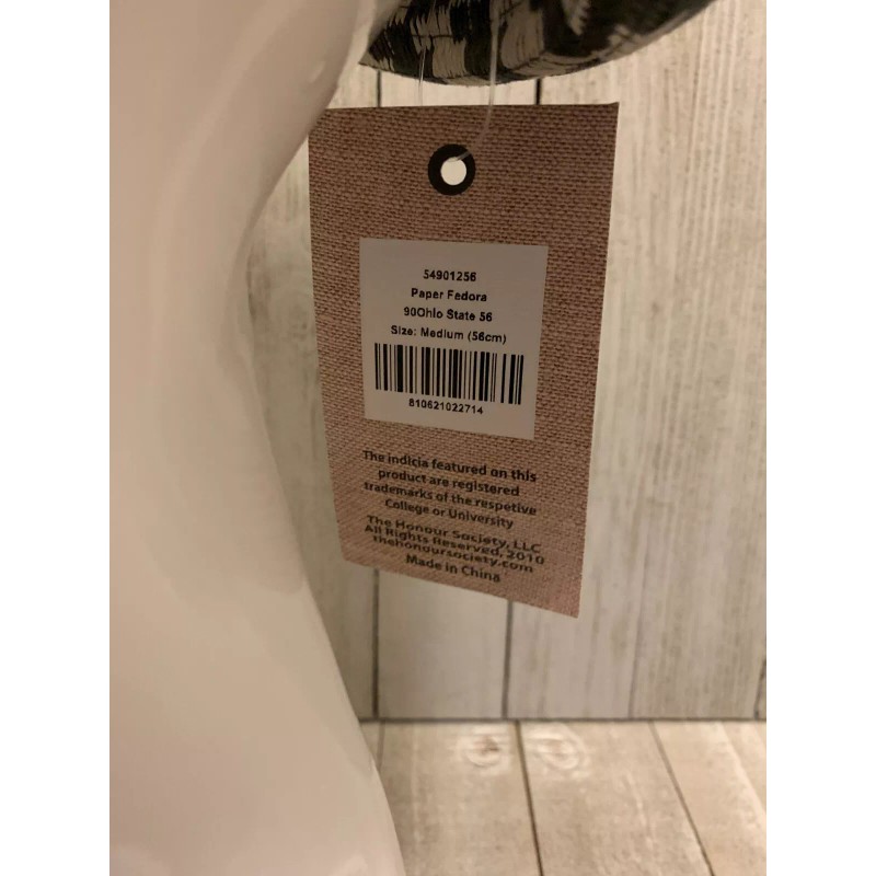 Honour Society NWT The Ohio State Buckeyes Fedora Hat Medium