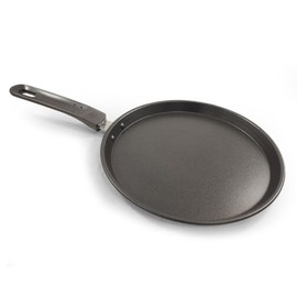 Rumplex Crepe Pan 24 cm Non-Stick Coating Carbon Steel Compatible with Electric Gas Cookers Including Induction Healthy Cooking Perfect