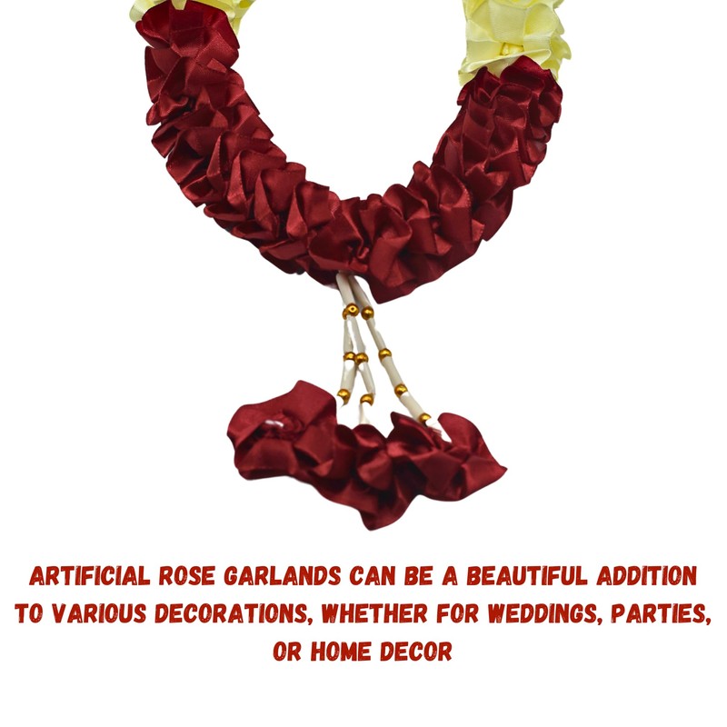 (PACK OF 4) Hajj And Ummrah Artificial roses Garland Wedding