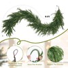 9FT Norfolk Pine Garland, Realistic Artificial Christmas Greenery Decor