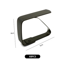 TAFACE 8-Piece Tablecloth Clips Set, Picnic Tablecloth Clips, Stainless Steel Tablecloth Clips, Thick Table Table Clips for Garden Table, Dining Room, Family Table