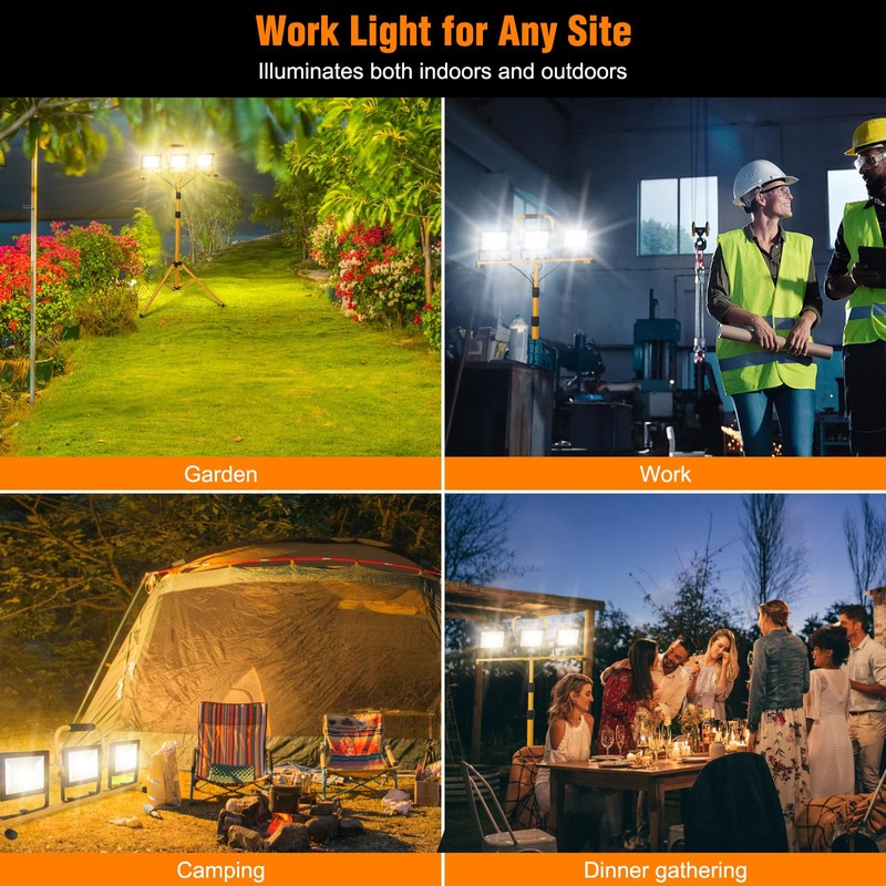 WUFOTY Work Light Rugged, Easy to use, 21,000 Lumen Work