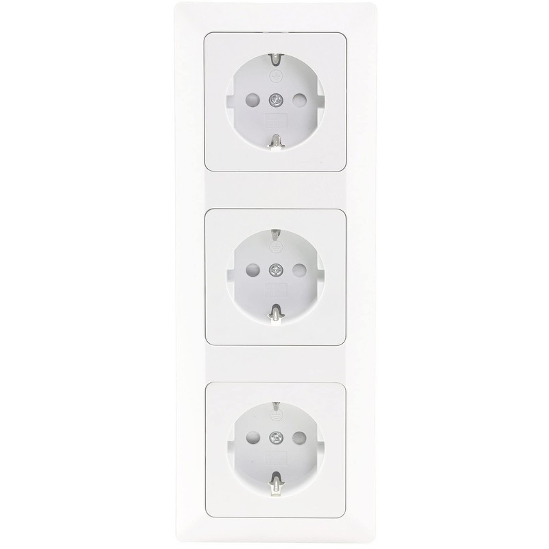 ChiliTec Delphi Socket Switch Flush-Mounted Sets 3x Combination Starter Set