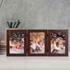 Frametory, 3 Picture Frames 5x7 Trifold Photo Frames Collage -