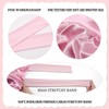 AWAYTR Long Toddler Silk Bonnet for Sleeping Elastic Satin Bonnets