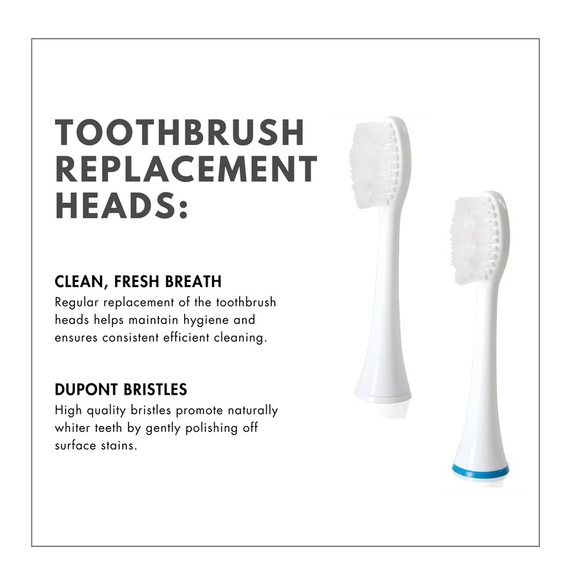 ToiletTree Products Poseidon Replacement Brush Heads for Poseidon Rechargeable Sonic