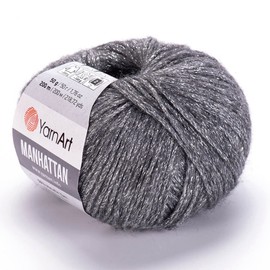 YARNART Manhattan - Glittery Knitting Yarn, Sparkle Yarn, Shiny Metallic Yarn, Wool Yarn, Acrylic Yarn, Fantasy Yarn, 1.76 Oz, 218.72 Yds (903)