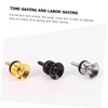 Kisangel 2pcs Metal Guitar Strap Lock Buttons Durable Pin Locks