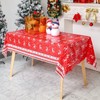 Christmas Table Cloth Party Disposable Tablecloths,Red and Christmas Elk Table