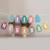 Pastel Eid Mubarak Bunting Decorations -Banner, Flags Hanging Decor for