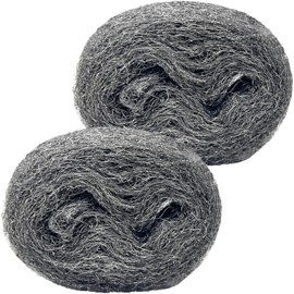 Steel Wool Mice Control 2 Pack, 13 Feet Steel Wool Pads Wall Hole Filler, Mouse Gap Blocker, Coarse Wire Hardware Cloth Steel Wool Fill Fabric Roll DIY Kit for Holes, Pipeline, Vents in House, Garage