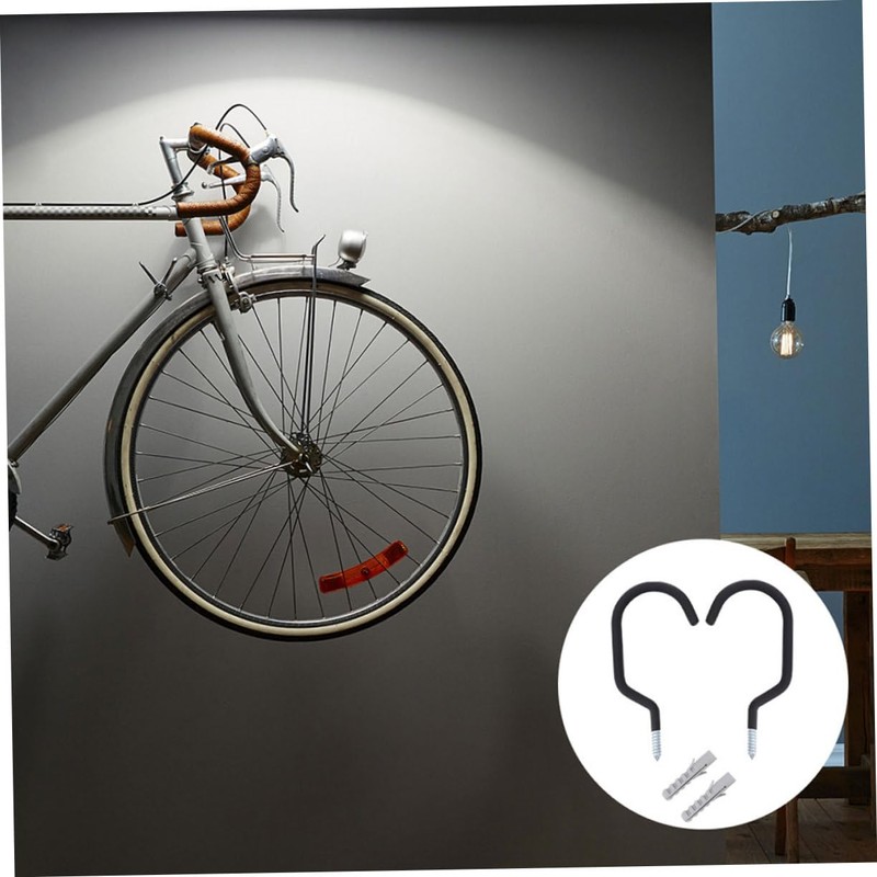 BUGUUYO Bicycle Hangers Wall Mounted Bicycle Hook Garage Hooks for