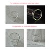 6PCS 40ml Glass Test Tubes with Cork Stoppers, 30 x