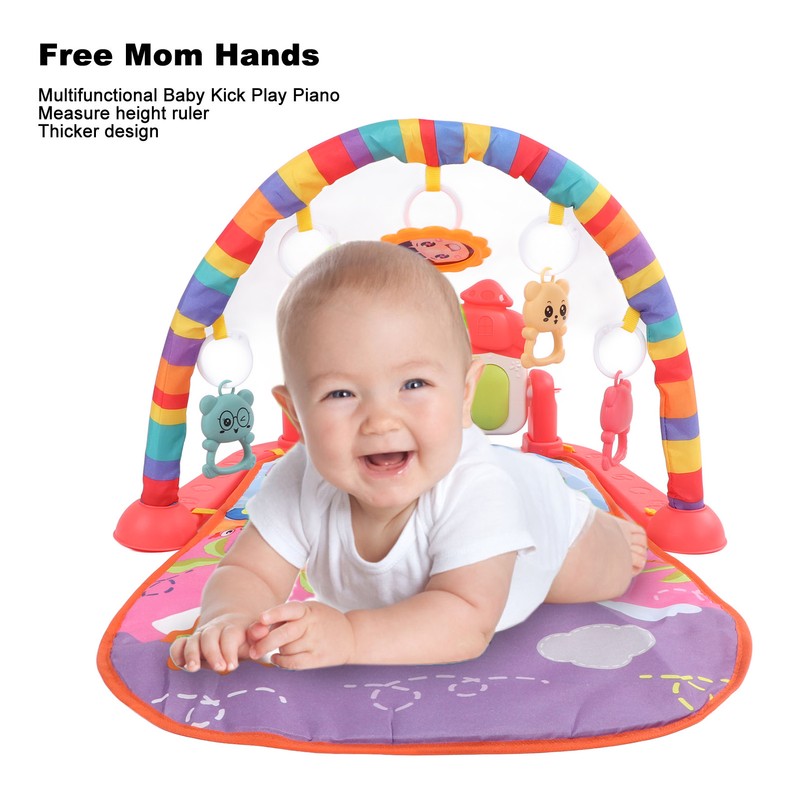 Baby Gym Playmat Piano Improve Motor Skill Sensory Stimulation Learning