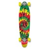 Yocaher Complete Kicktail Tiedye Original Skateboard Longboard - Tiedye Rasta