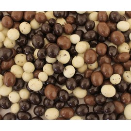 LaetaFood Chocolate Covered Espresso Beans Coffee Tricolor Bulk Candy (1 Pound Bag)