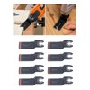 20PCS Oscillating Tool Blades 1‑3/8 Inch 34mm Multifunctional Straight Blade