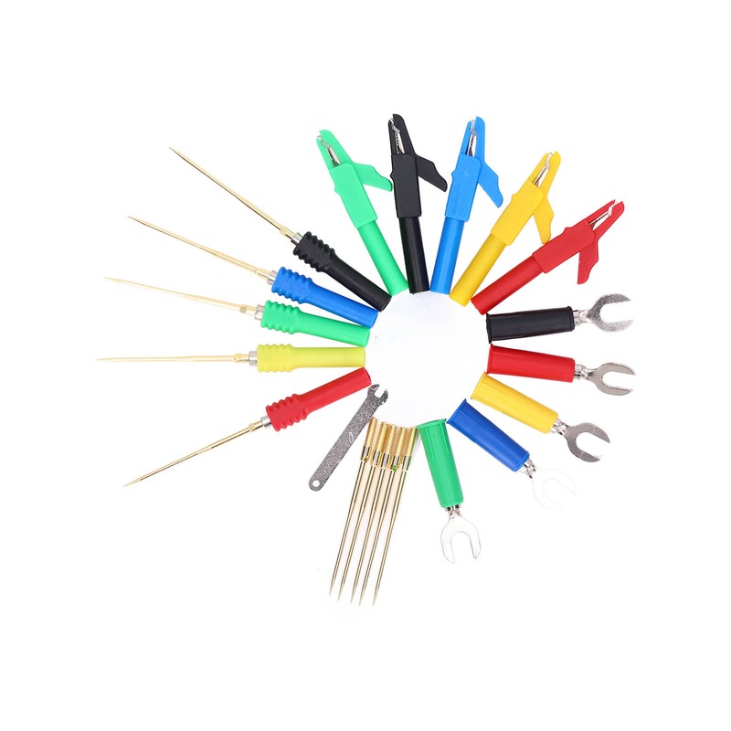 Test Lead Kit PVC Brass Testing Cable Set Electrical Conductivity