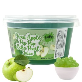 Fusion Select Green Apple Boba Bursting Bobaz Popping Bobaz Pearls Fruit Tea Snack Toppings