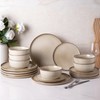 GBHOME Ceramic Dinnerware Sets for 4, 12 Pieces Stoneware Plates