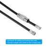 [PATIKIL] 6PCS 150mm Length Wire Keychain Cable Stainless Steel 2mm