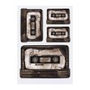4 x 'Cassette Tape' Temporary Tattoos - Water Resistant, Skin-Safe,