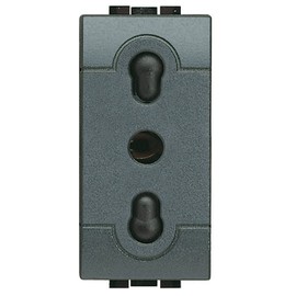 BTicino sl4180 F Socket 2P + E 10/16 A Bypass, Series Living International