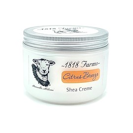 1818 Farms Shea Creme, 8 Fluid Ounces, Citrus Breeze