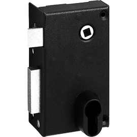 Abus FE9814202A SA V CE G Wall Lock with Handle/Vertical Lock with Key Lock for External Left Opening 70 x 120 mm Black
