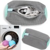 Corduroy Shoe Washing Bag with YKK Zipper for Washer and