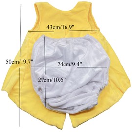 Vagefun Toddler Baby Banana Chicken Pumpkin Halloween Cosplay Costume Infant Boys Girls Photo Shoot Outfits Clothing