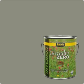 Rodda Paint CASCADIA ZERO Interior Satin Low VOC Paint & Primer in One, 1-Gallon, Silverberry