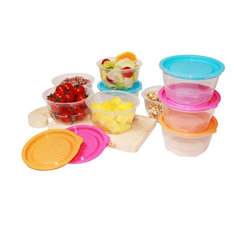 KEEPBOB 8 Piece Rice and food saving container/microwave safe/freezer safe/BPA