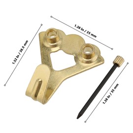 MUKLEI 25 Pack 100 Lbs Heavy Duty Picture Hooks, Picture Hanging Kit, Picture Hangers with Nails, Photo Frame Hooks for Hanging Pictures, Photos, Decorations