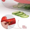 Small Mandoline Slicer – Portable Vegetable Slicer for Kitchen, Travel,