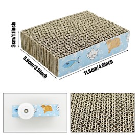 Allazone Bird Perch Stand, Parrot Toys Parrot Chew Toys, Parrot Cardboard Bird Chew Toys Shredder Foraging Toys for Parakeet Parrot, Cockatiel, Conure, Lovebirds, S