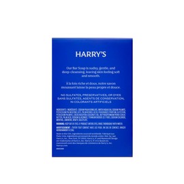 Harry's Bar Soap for Men - Stone Scent, 4 oz Body Soap Bars, 2 Pack