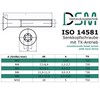Countersunk Screw with Hexalobular Socket/Torx (ISR/TX) According to ISO 14581