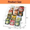 Wuudy Tea Bag Organizer Holder, Acrylic Tea Packets Storage Box