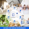 Wireless Doorbell, Coolqiya Door Bell Chimes Kit with 3 Plugin