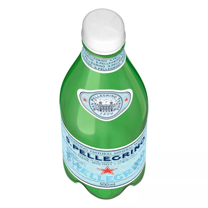S.Pellegrino Sparkling Natural Mineral Water,Plastic Bottles, 16.9 fl oz Pack