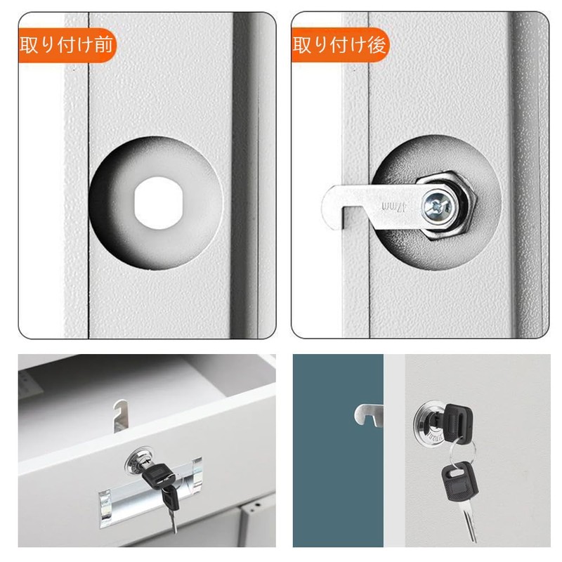 YJRUNFU Cylinder Lock Cam Lock Drawer Cabinet Cam Lock 20mm