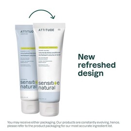 ATTITUDE Extra Gentle Hair Conditioner for Sensitive Dry Scalp, Made in Canada, Soothing Oat, Naturally Derived Ingredients, Dermatologically Tested, 