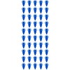 50pcs Blue Plastic Front Rear Wheel Arch Moulding Fasteners for