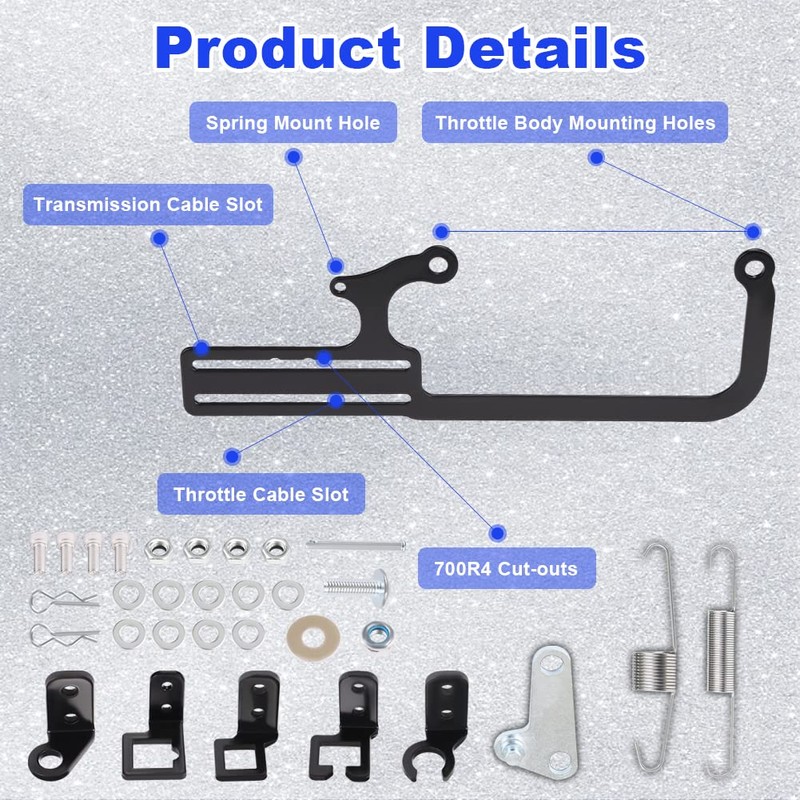WMPHE 304147 Carburetor Throttle Cable Mount Bracket Compatible with EZ-EFI