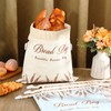 Bulyoou 4 Pcs Beeswax Bread Bags for Sourdough Reusable Cotton