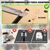 KALOUR Professional Charcoal Pencils Drawing Set -12 Pieces Soft, Medium